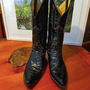 Black 7.5 Justin boots